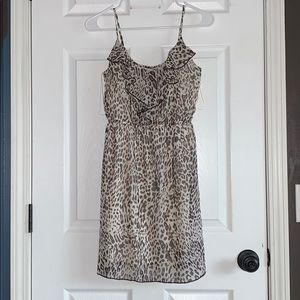 Cheetah print dress